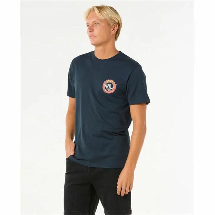 Camiseta de Manga Corta Hombre Rip Curl Shred Til Tee Azul marino M/L 4