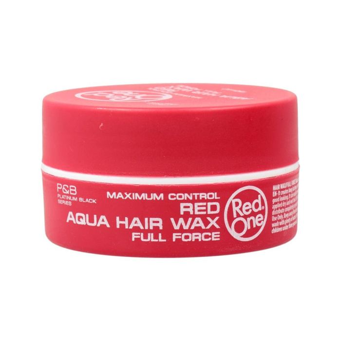 Red One Full Force Aqua Hair Wax Red Gel - Gel de cera para espesar y texturizar el cabello, 150 ml