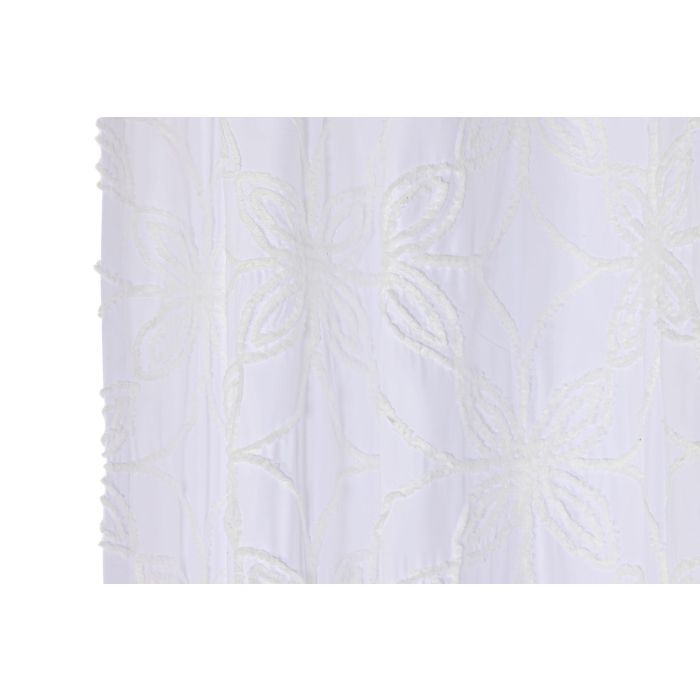 Cortina Boho DKD Home Decor Blanco 260 x 140 cm (2 Unidades) 3