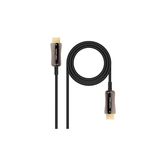 Cable HDMI NANOCABLE 10.15.2115 8k ultra hd 48 gbit/s 15 m Negro