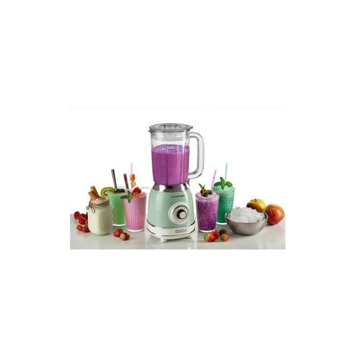 Ariete 583/04 Batidora de Vaso Vintage con Vaso de Vidrio, 4 Velocidades, Color Verde 10 Ariete 583/04 Batidora de Vaso Vintage con Vaso de Vidrio, 4 Velocidades, Color Verde 10