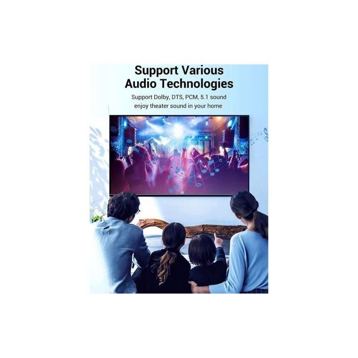 Cable de Audio de Fibra óptica Vention BAVHN/ 15m/ Gris 3