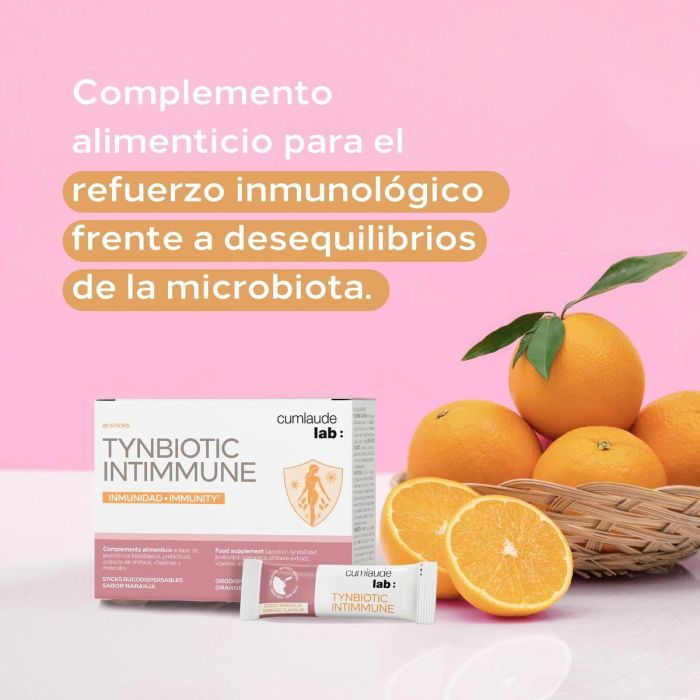 Cumlaude Lab Tynbiotic Intimmune Sticks 28 u - Complemento Alimenticio para el Sistema Inmunológico 6 Cumlaude Lab Tynbiotic Intimmune Sticks 28 u - Complemento Alimenticio para el Sistema Inmunológico 6