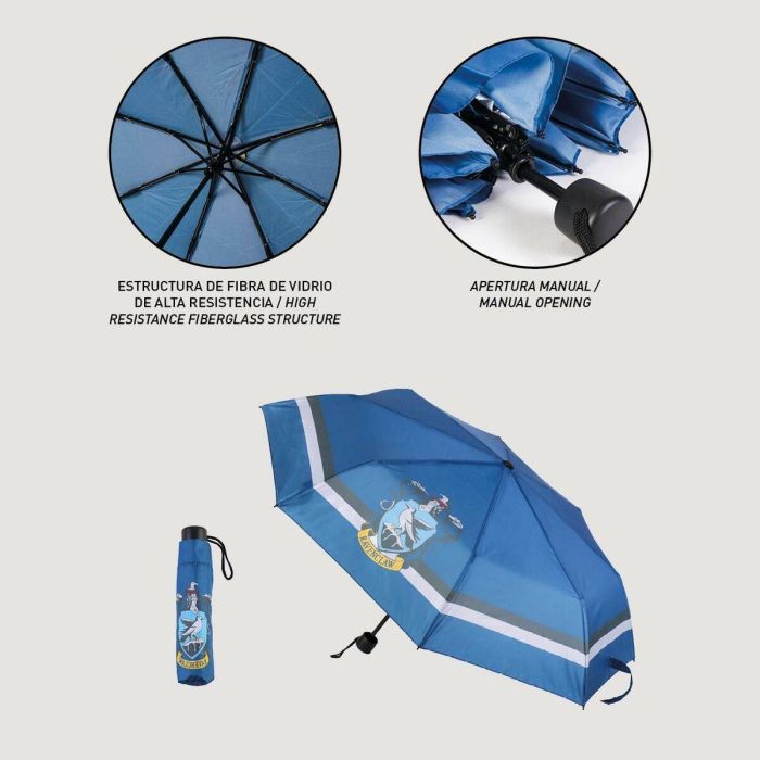 Paraguas manual plegable harry potter ravenclaw t53c:53 cm 3