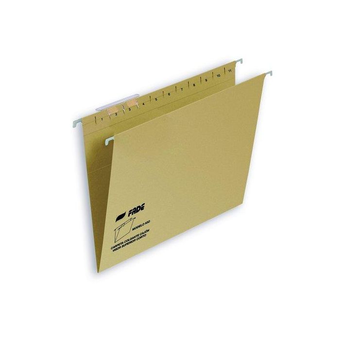 Carpeta Colgante Fade Cart.Kio Visor Superior V Kraft Eco 220G Fº Paquete De 50 (42300/K20090)