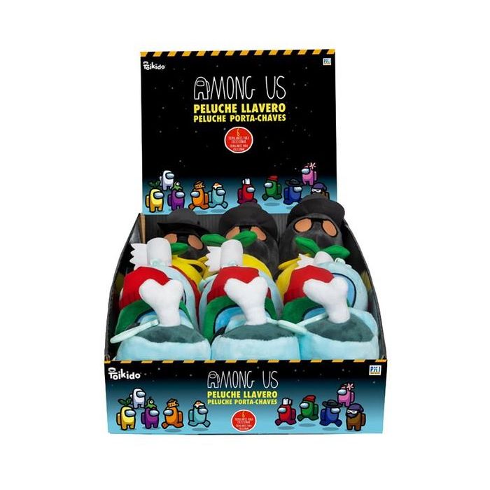 Bizak Peluche Llavero Among Us 13 cm - Juego, Súper Suave, 6 Modelos 2