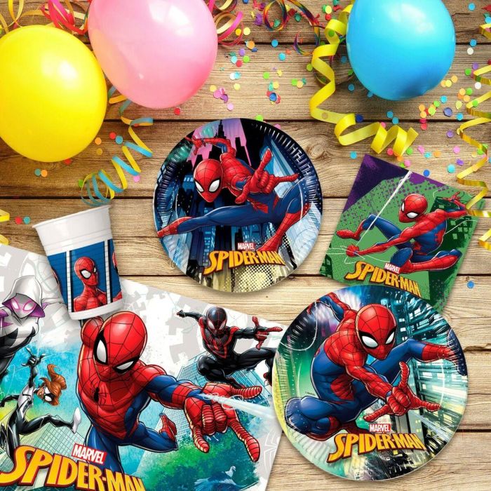 Set Artículos de Fiesta Spider-Man 66 Piezas 2