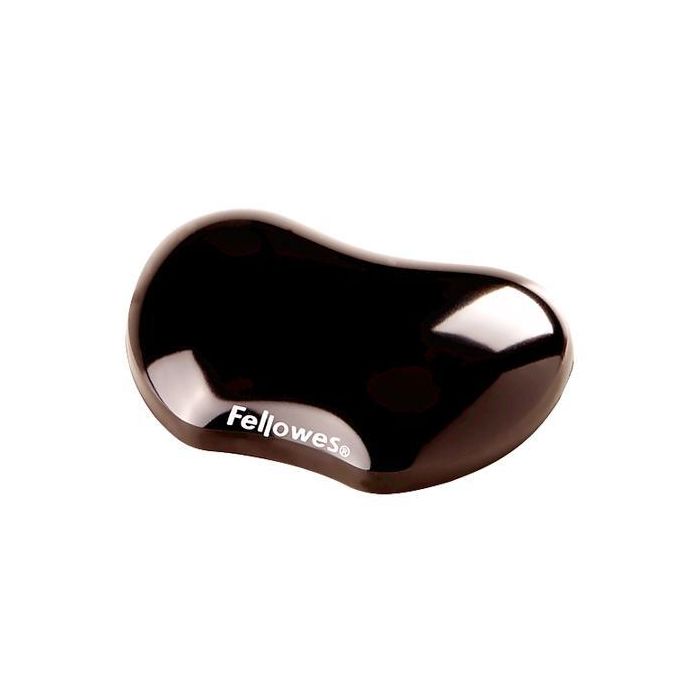 Fellowes Reposamuñecas Gel Flexible Crystal Negro Fellowes Reposamuñecas Gel Flexible Crystal Negro