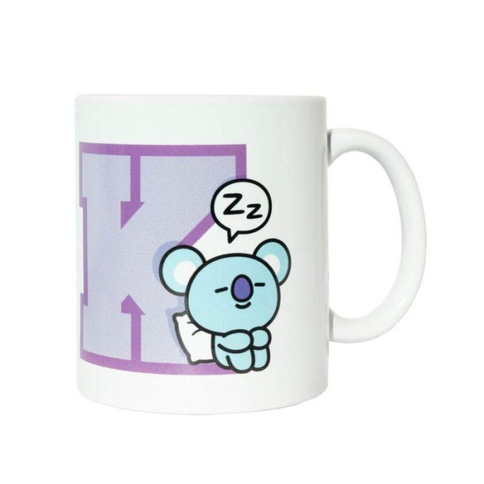 ERIK Taza Koya BT21 330ml de Cerámica Apta para Lavavajillas y Microondas 9,5x8cm