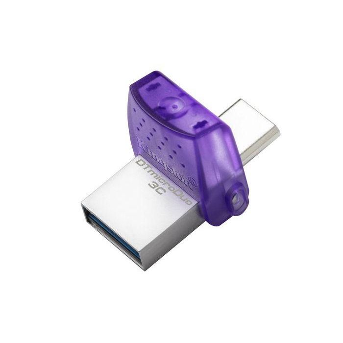 Kingston 128GB DataTraveler microDuo 3C 200MB/s dual USB-A + USB-C 1 Kingston 128GB DataTraveler microDuo 3C 200MB/s dual USB-A + USB-C 1