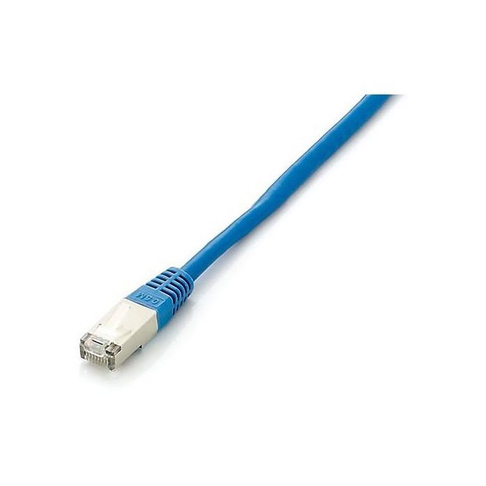 Equip Patchkabel Cat6A S/FTP 2xRJ45 15.00m blau Plat.LSZH Polybeutel 1