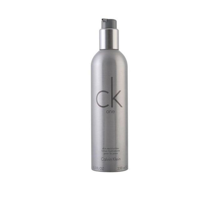 Calvin Klein CK ONE Loción Hidratante Corporal Unisex para Todo Tipo de Pieles, Fragancia Cítrica Aromática 250 ml