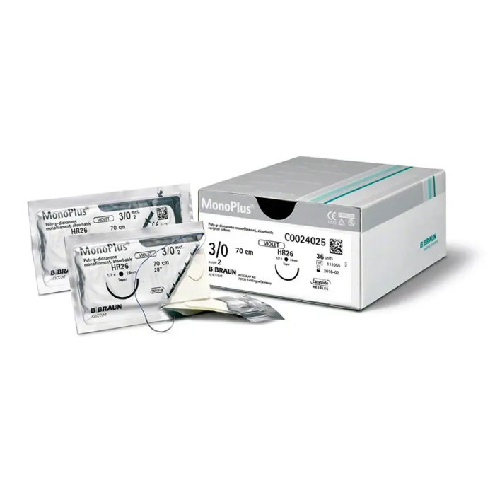 B. Braun Sutura Monoplus Violet 3-0 Hr26 Rcp 70 cm 36 Unidades B. Braun Sutura Monoplus Violet 3-0 Hr26 Rcp 70 cm 36 Unidades