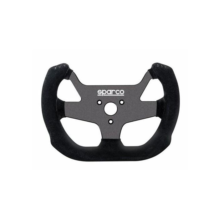Sparco Volante F-10A Suede Negro S015P270SSN para Monoplaza y Sport Prototipo - Agarre Ergonómico