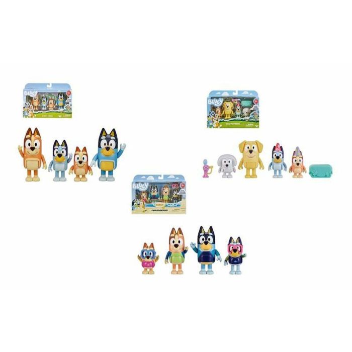 Figura bluey pack 4 figuras 6 cm con accesorios - modelos surtidos 2