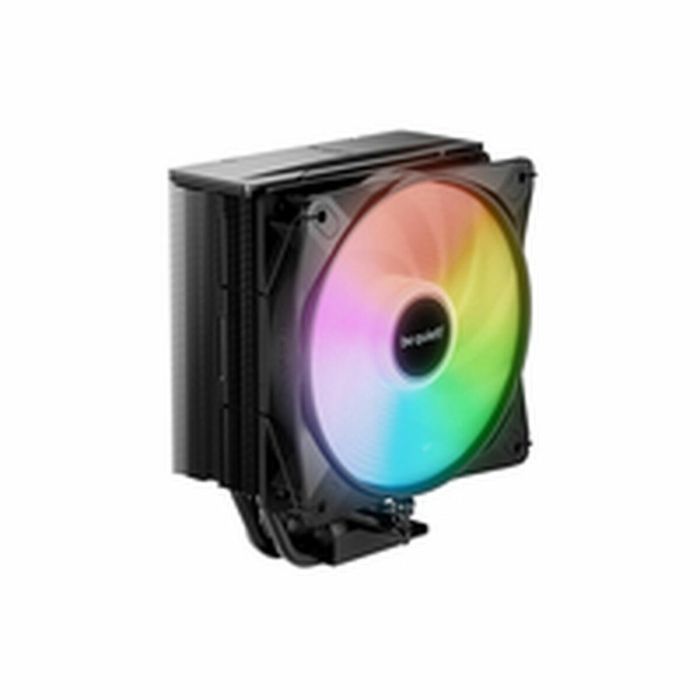 be quiet! Pure Rock 3 LX - Disipador de CPU de aire, 4 tubos de calor, 120mm PWM, TDP 190W, compatibilidad LGA 1851/1700/1200 & AM5/AM4, iluminación LED multicolor, Negro