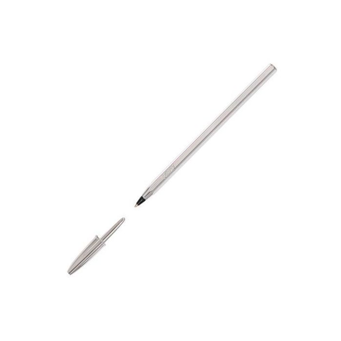 Bic Bolígrafo Cristal Shine Silver Negro Caja 20 Ud Bic Bolígrafo Cristal Shine Silver Negro Caja 20 Ud