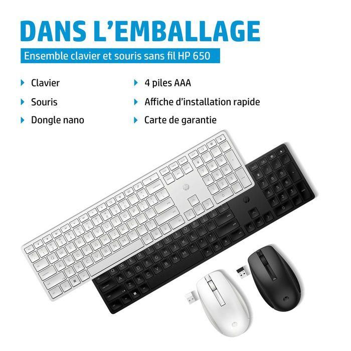 HP 650 Wireless Keyboard and Mouse Combo 10 HP 650 Wireless Keyboard and Mouse Combo 10