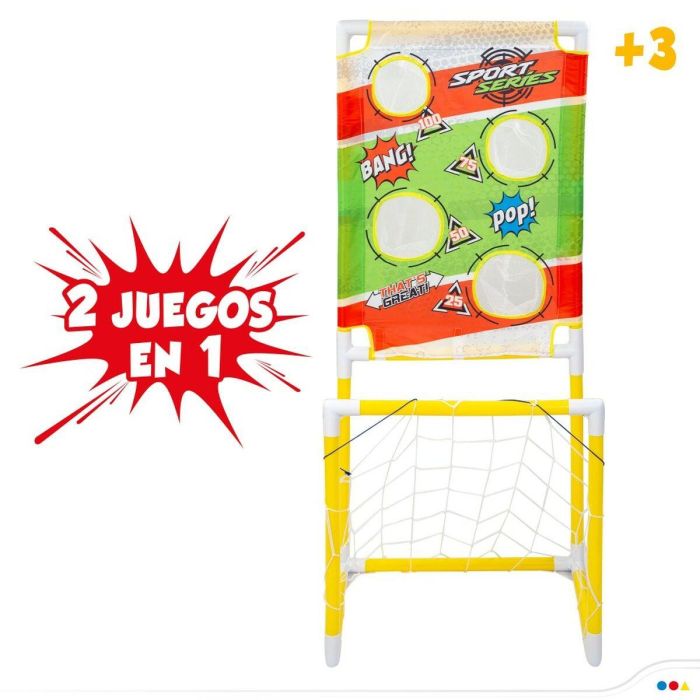 Juego de puntería Colorbaby Diana Portería de Fútbol 48,5 x 113 x 35,5 cm (2 Unidades) 2