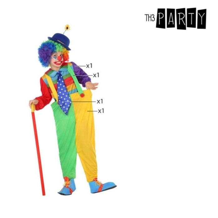 Disfraz para Niños Amarillo Multicolor (3 Piezas) 2 Disfraz para Niños Amarillo Multicolor (3 Piezas) 2