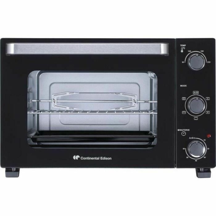 Continental Edison CEMF35B4 Mini Horno Eléctrico 35L Negro 1500W con Asador y Circulación Natural Continental Edison CEMF35B4 Mini Horno Eléctrico 35L Negro 1500W con Asador y Circulación Natural