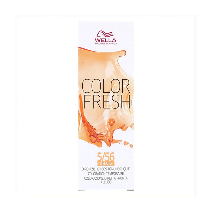 Coloración Semipermanente Color Fresh Wella Nº 5.56 (75 ml)