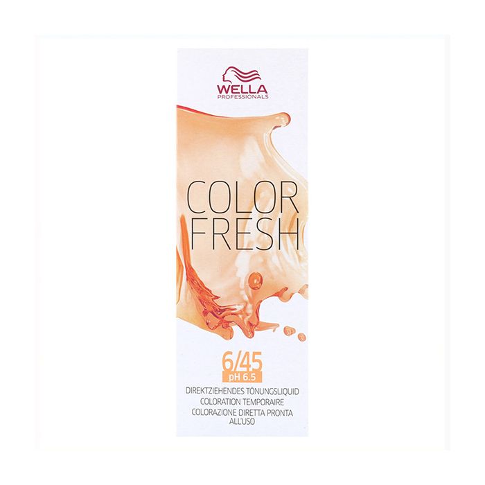 Tinte Semipermanente Color Fresh Wella 456645 6/45 (75 ml)