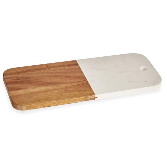Tabla Cortar Madera Y Marmol Blanco 38Cm Kinvara (8 Unidades) 1 Tabla Cortar Madera Y Marmol Blanco 38Cm Kinvara (8 Unidades) 1
