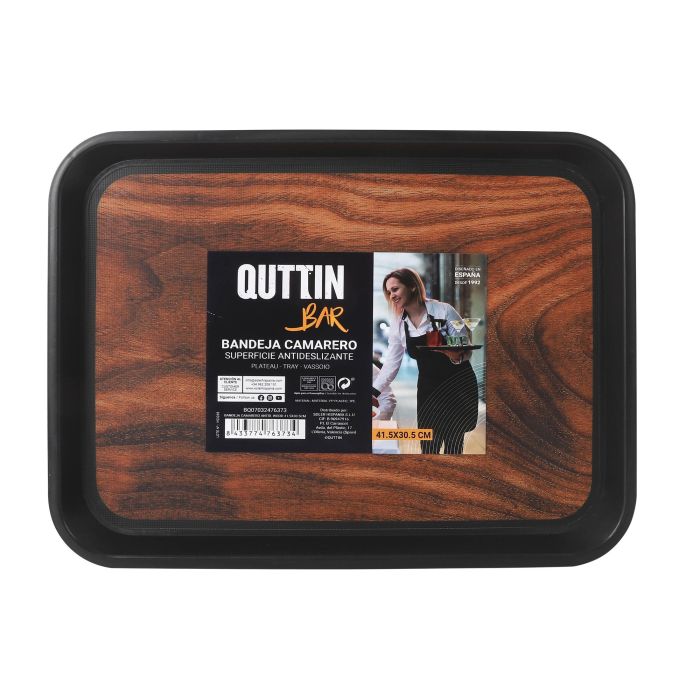 Bandeja Camarote Antideslizante Wood 41.5x30.5 cm - My Bar (12 Unidades) 2 Bandeja Camarote Antideslizante Wood 41.5x30.5 cm - My Bar (12 Unidades) 2