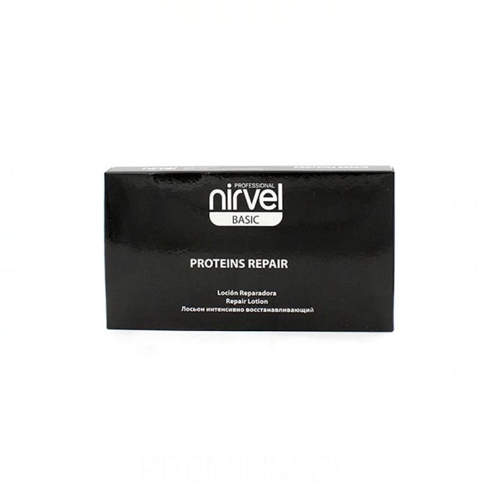 Nirvel Basic Proteins Repair Loción nutritiva con proteínas de trigo para cabellos secos, frágiles, dañados o apagados