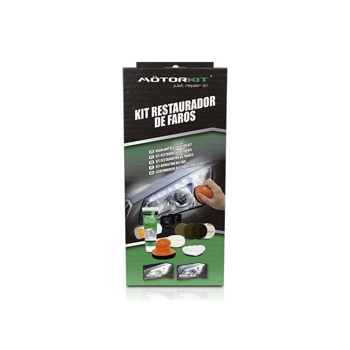 Kit Restaurador De Faros Motorkit Cs6 MOT1000 4 Kit Restaurador De Faros Motorkit Cs6 MOT1000 4