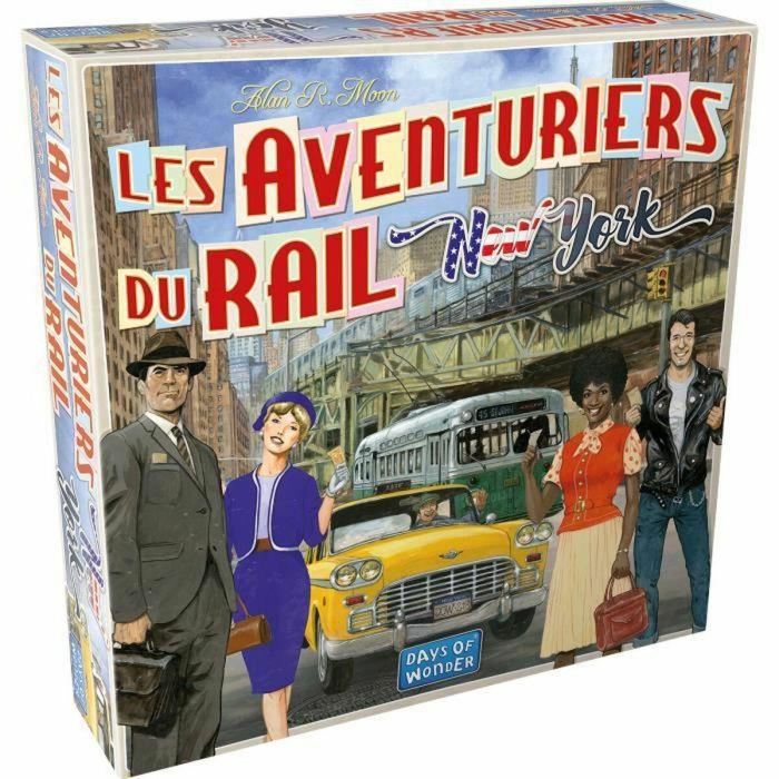 Asmodee Aventureros ferroviarios: Nueva York Juego de mesa ACD0824968200605 De 8 años 2 a 4 jugadores 10 a 15 minutos