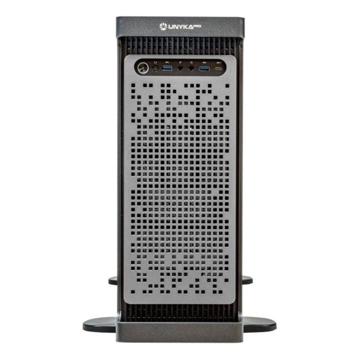 UNYKA PRO WS-SR630 Caja Rack 19 Pulgadas Servidor 4U Negro/Plata para Workstation IDC