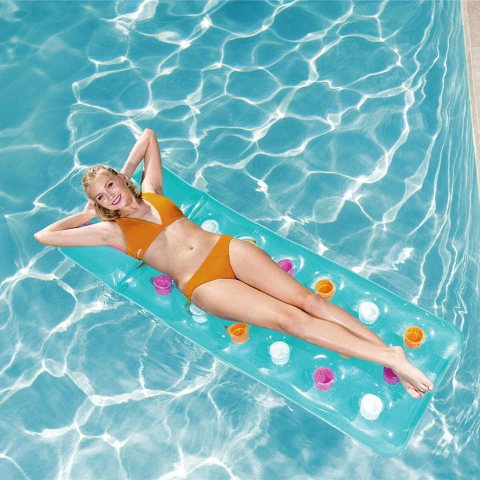 Bestway Colchoneta Hinchable Vasos Fashion Color Surtido 188x71 cm Playa y Piscina 43014 1