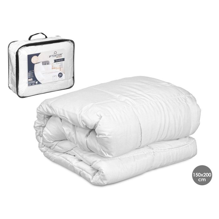 Giftdecor Relleno Nórdico de Poliéster 150x200 cm Blanco (3 Unidades)