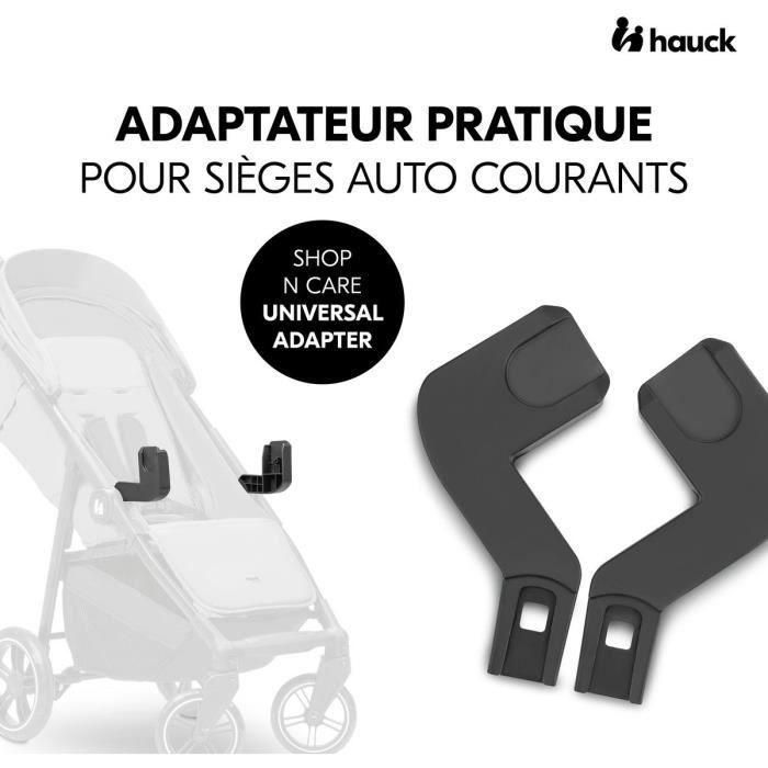 Hauck AAAOT95773 Adaptadores universales para cochecito Shop N Care - Cosy - Negro 1