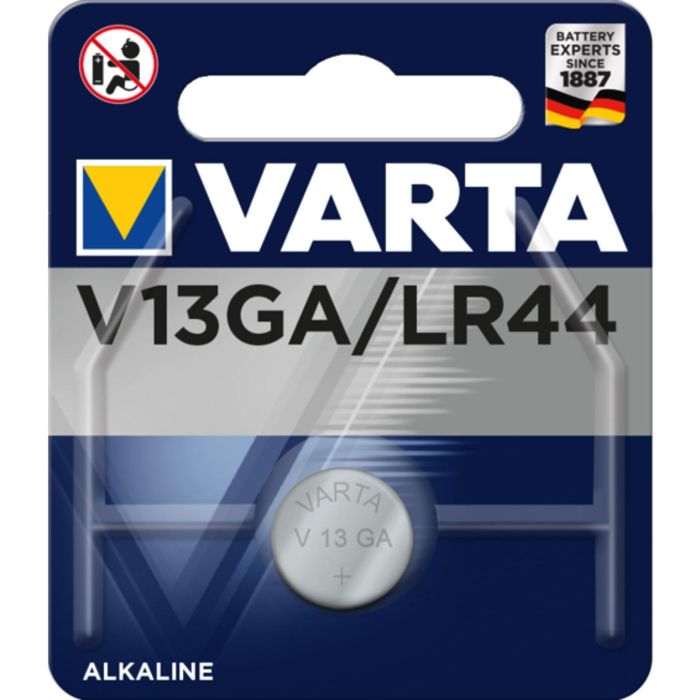 Varta 4276112401 Pila de Botón Alcalina V13GA/LR44 155mAh 1ud