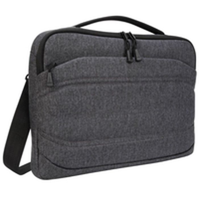 Targus Groove X2 Funda Bandolera Maletín para Portátil 13" (33 cm) Negro, Marina con Bolsillo Frontal y Protección UV