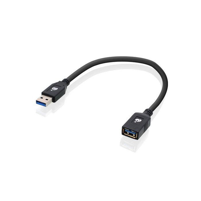 IOGEAR USB 3.0 Male - USB 3.0 Female, 0.3m, 5Gbps IOGEAR USB 3.0 Male - USB 3.0 Female, 0.3m, 5Gbps