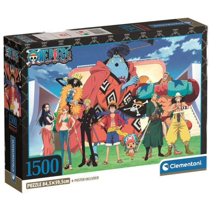 CLEMENTONI Puzzle One Piece 1500 Piezas, 59.2x84.3cm