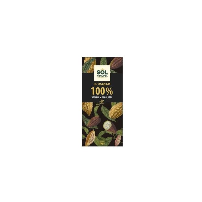 Chocolate Cacao Puro 100% 70Gr. Bio Chocolate Cacao Puro 100% 70Gr. Bio