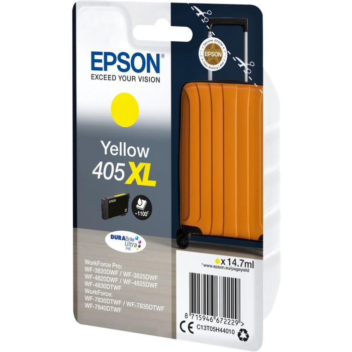 EPSON Singlepack Yellow 405XL DURABrite Ultra Ink 1 EPSON Singlepack Yellow 405XL DURABrite Ultra Ink 1