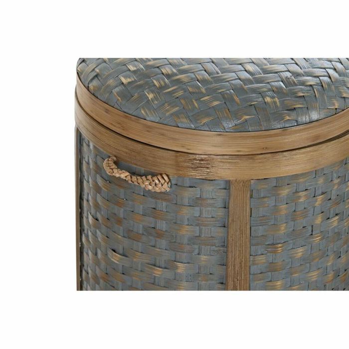 Cesta Balines DKD Home Decor Blanco Gris 31 x 44 x 31 cm Set de 3 2 Cesta Balines DKD Home Decor Blanco Gris 31 x 44 x 31 cm Set de 3 2