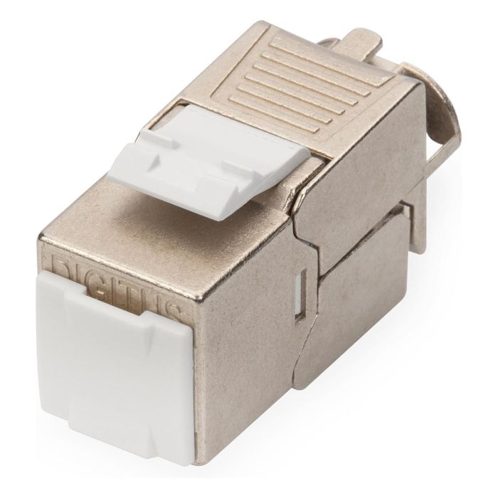 Digitus DN-93615 CAT 6A Keystone Jack, shielded, tool free connection, para instalaciones de red de alta calidad y futuras Digitus DN-93615 CAT 6A Keystone Jack, shielded, tool free connection, para instalaciones de red de alta calidad y futuras
