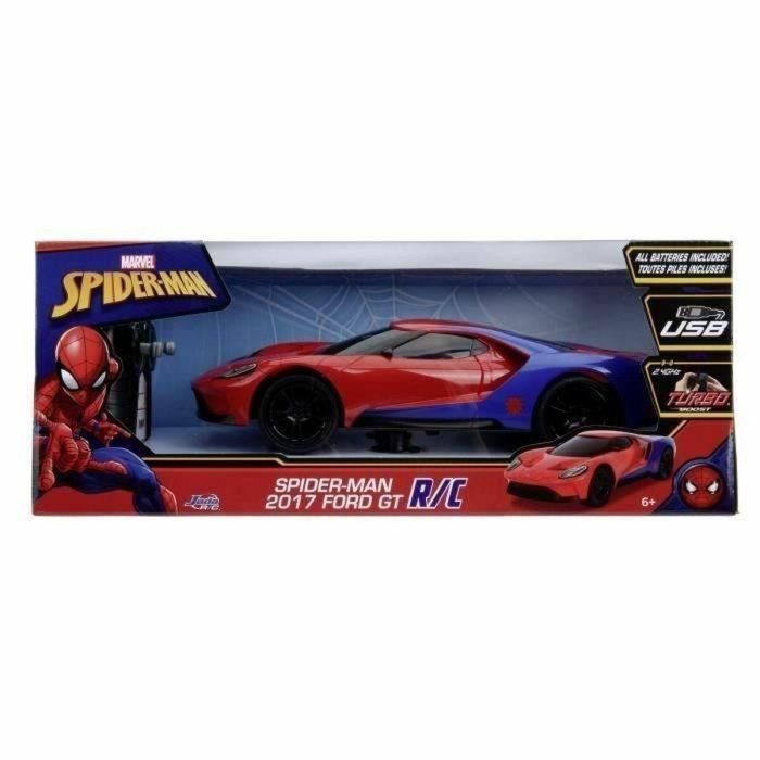 Jada Toys Spiderman RC 1/16 Ford GT SMO4006333098130 - Marvel - A partir de 6 años 1 Jada Toys Spiderman RC 1/16 Ford GT SMO4006333098130 - Marvel - A partir de 6 años 1