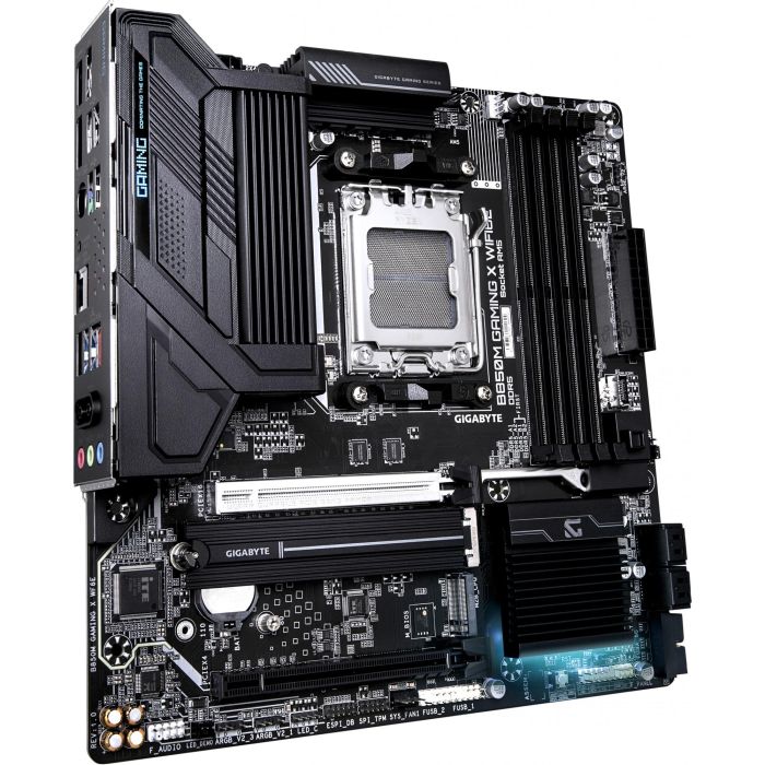 GIGABYTE B850M GAMING X WIFI6E 9MB85MG6-00-G10 Placa Base AMD Ryzen 9000, DDR5 8200MHz, PCIe 5.0 M.2, LAN 2.5G, WiFi 6E 2