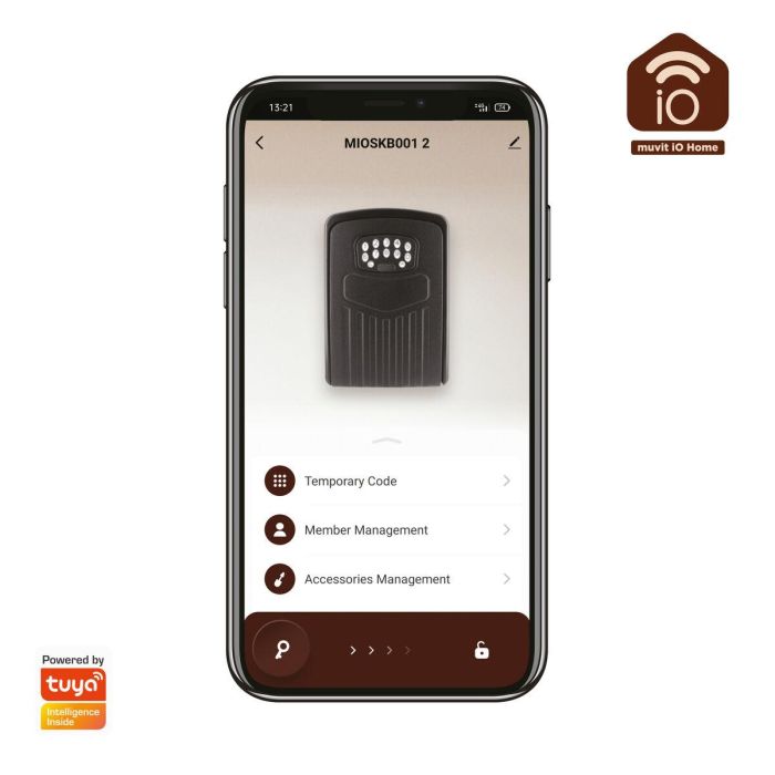 muvit iO Caja de llaves inalámbrica exterior 15