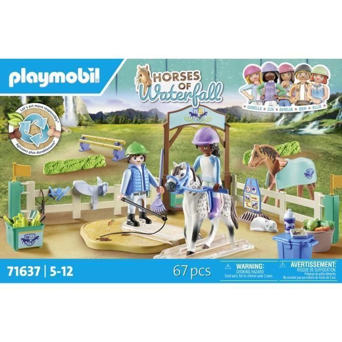 Playmobil Escuela Moderna de Equitación con Figuras, Caballo y Accesorios - Materiales Sostenibles 5 Playmobil Escuela Moderna de Equitación con Figuras, Caballo y Accesorios - Materiales Sostenibles 5