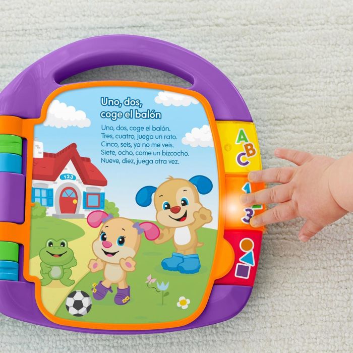 Fisher-Price Frc69 Libro Musical Interactivo Aprendizaje Perrito Ríe y Aprende Letras Números Formas Colores Bebés +6 meses 2 Fisher-Price Frc69 Libro Musical Interactivo Aprendizaje Perrito Ríe y Aprende Letras Números Formas Colores Bebés +6 meses 2
