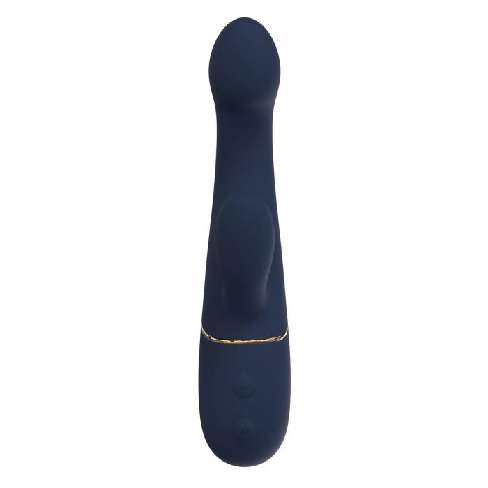 Vibrador Doble Estimulación Dream Toys Goddess Collection Azul 7 Vibrador Doble Estimulación Dream Toys Goddess Collection Azul 7